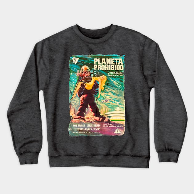PLANETA PROHIBIDO Crewneck Sweatshirt by Pop Fan Shop